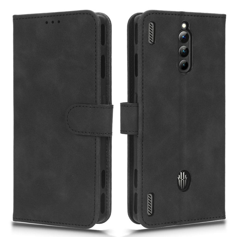 For ZTE nubia Red Magic 8 Pro 5G Skin-touch PU Phone Leather Case Wallet Stand Cell Phone Cover For ZTE nubia Red Magic 8 Pro 5G Skin-touch PU Phone Leather Case Wallet Stand Cell Phone Cover